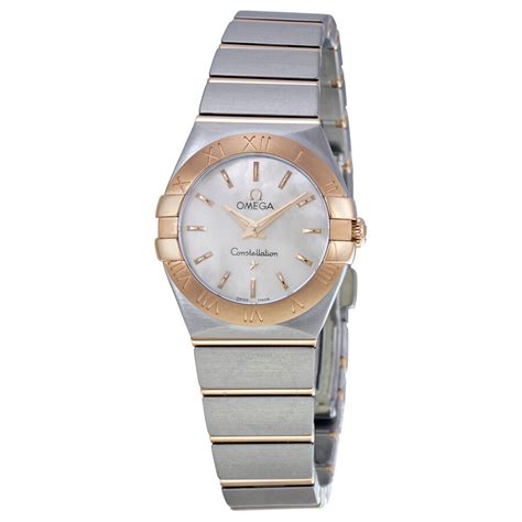 omega constellation two tone rose gold women& 39|omega constellation ladies sale.